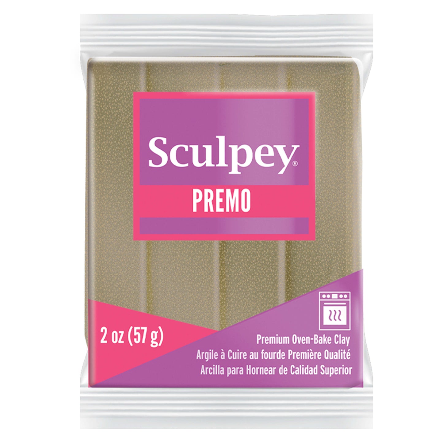 Sculpey Premo - Glitter Yellow Gold (57g)