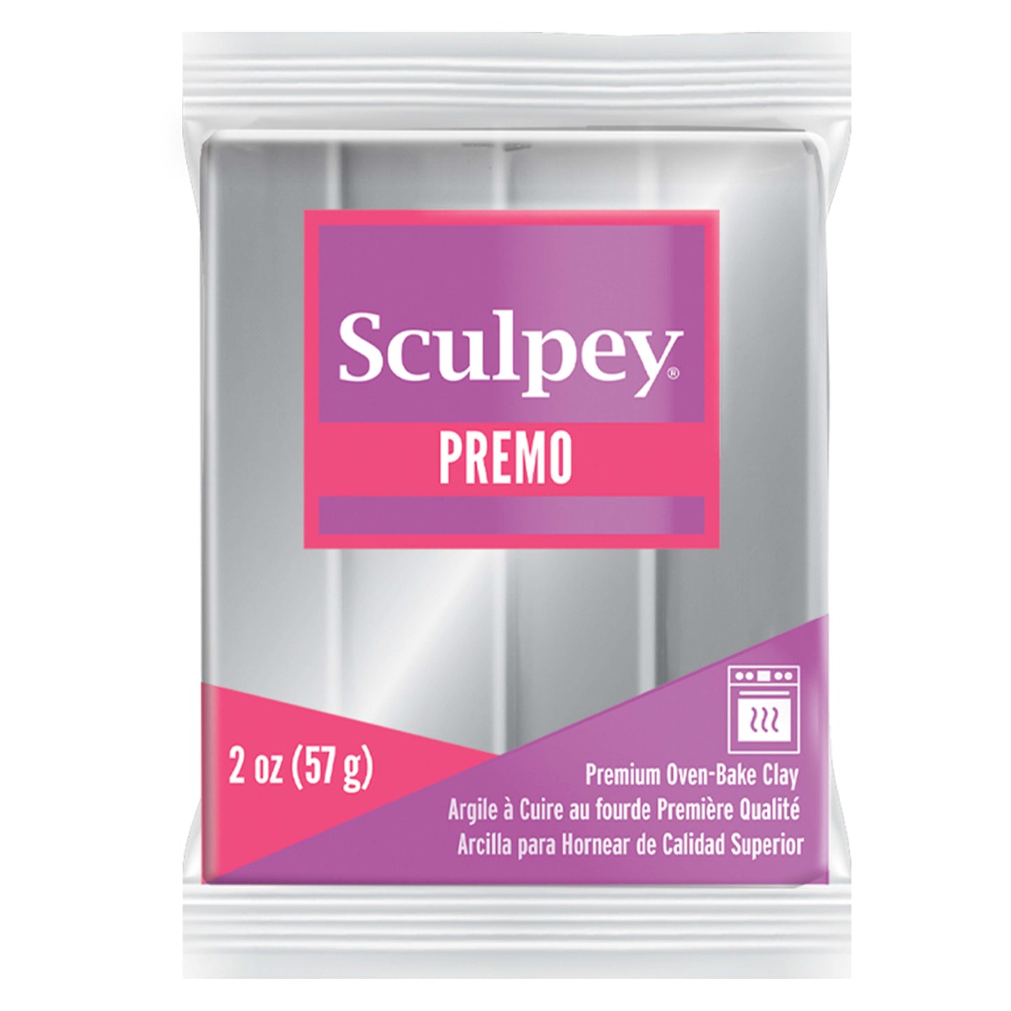 Sculpey Premo - Metallic Silver (57g)