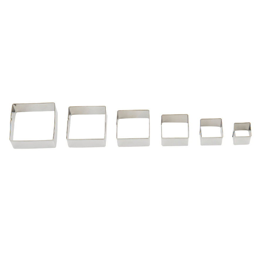 Sculpey Cutter Set - Square (6 Cutters)