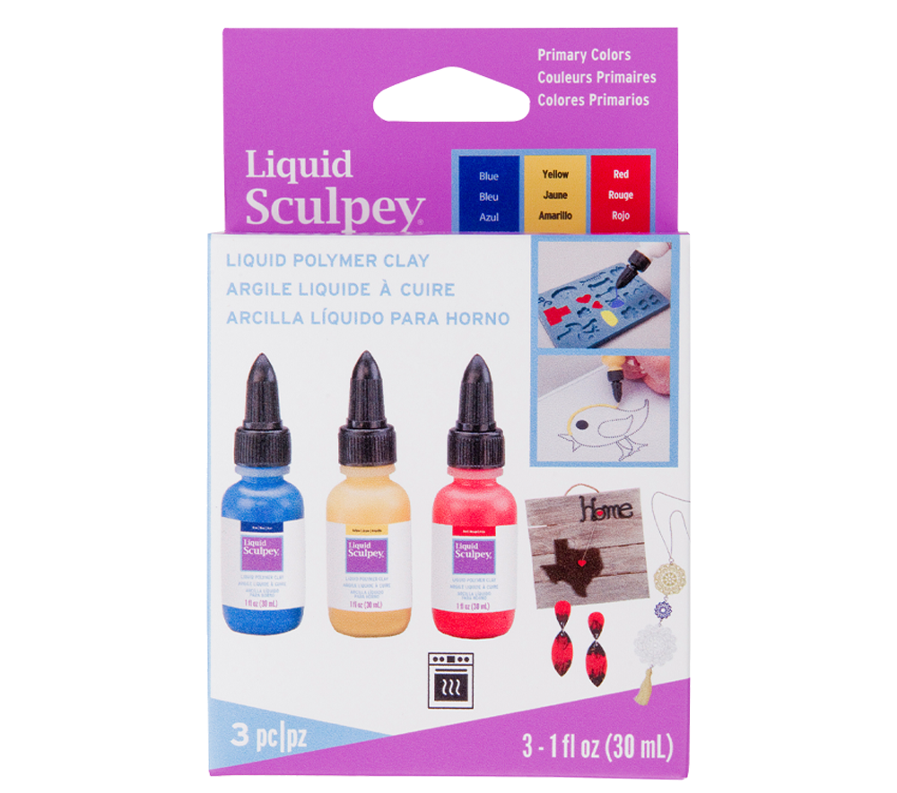 Sculpey Liquid Multi Pack - Primary (3 x 30ml)