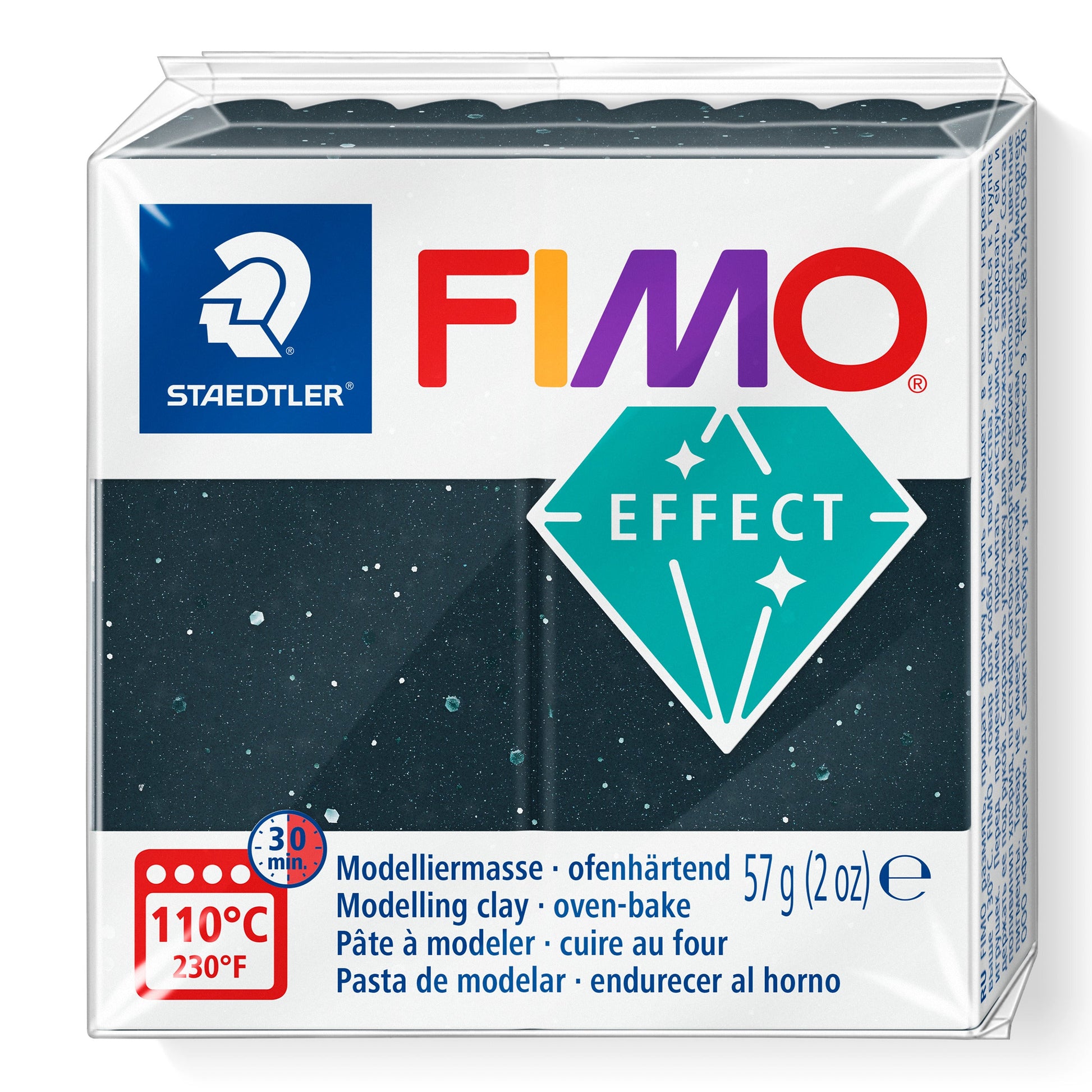 FIMO Effect - Granite Black 903 (57g)