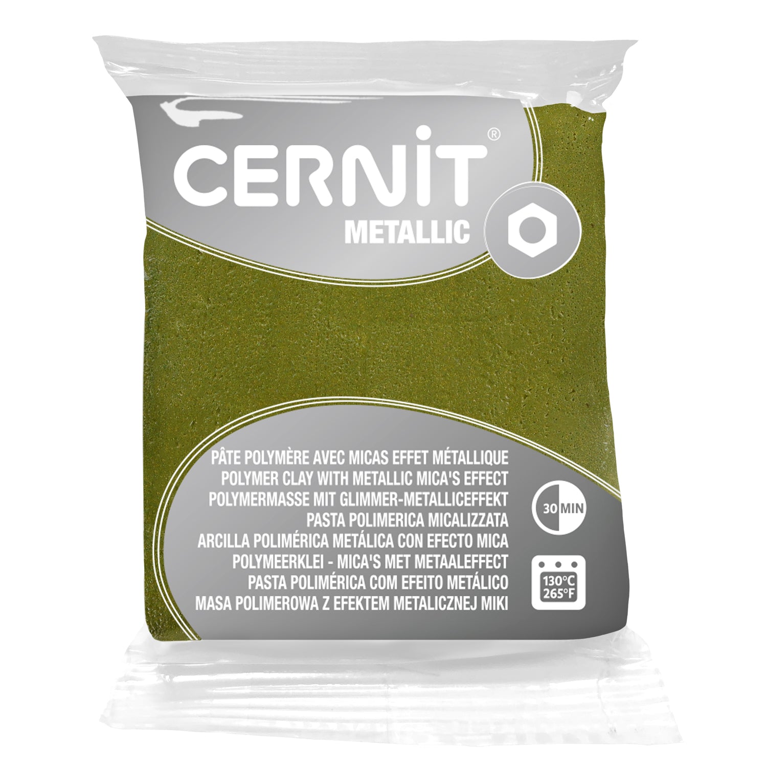 Cernit Metallic - Green Gold (56g)