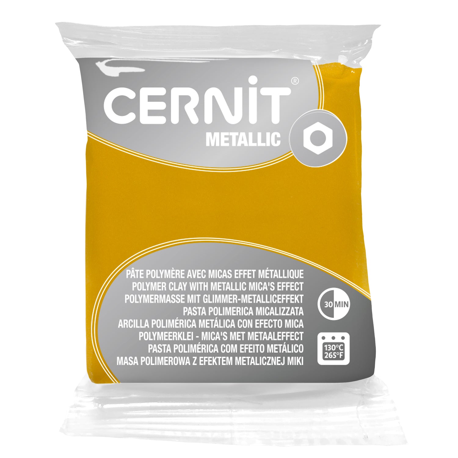 Cernit Metallic - Yellow (56g)