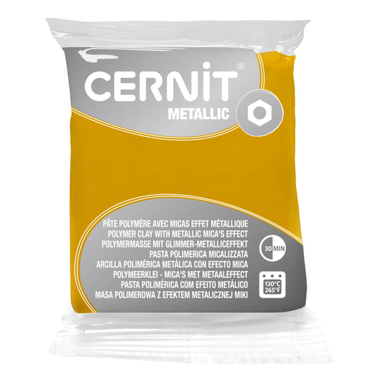 Cernit Metallic - Yellow (56g)