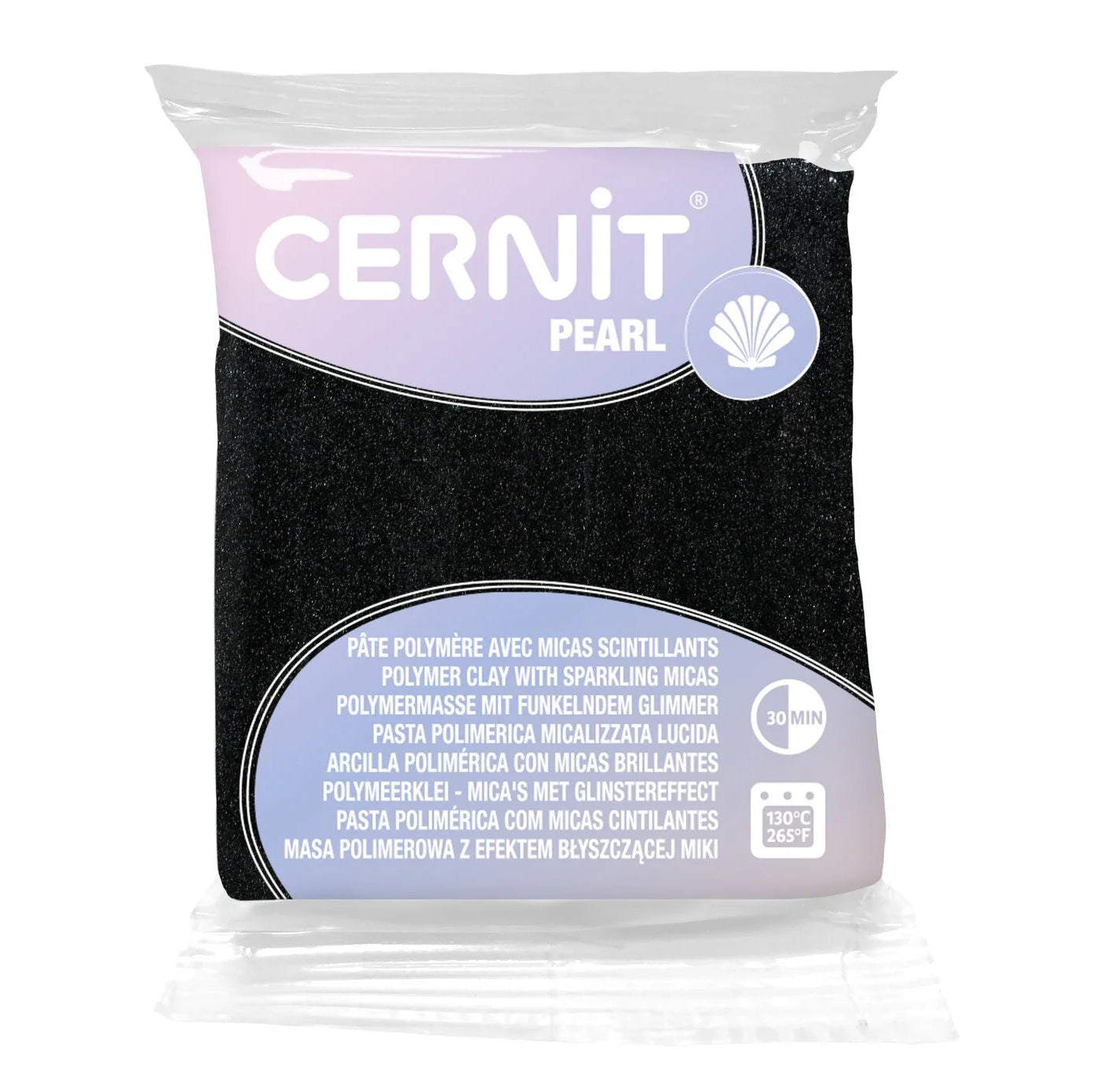 Cernit Pearl - Black (56g)