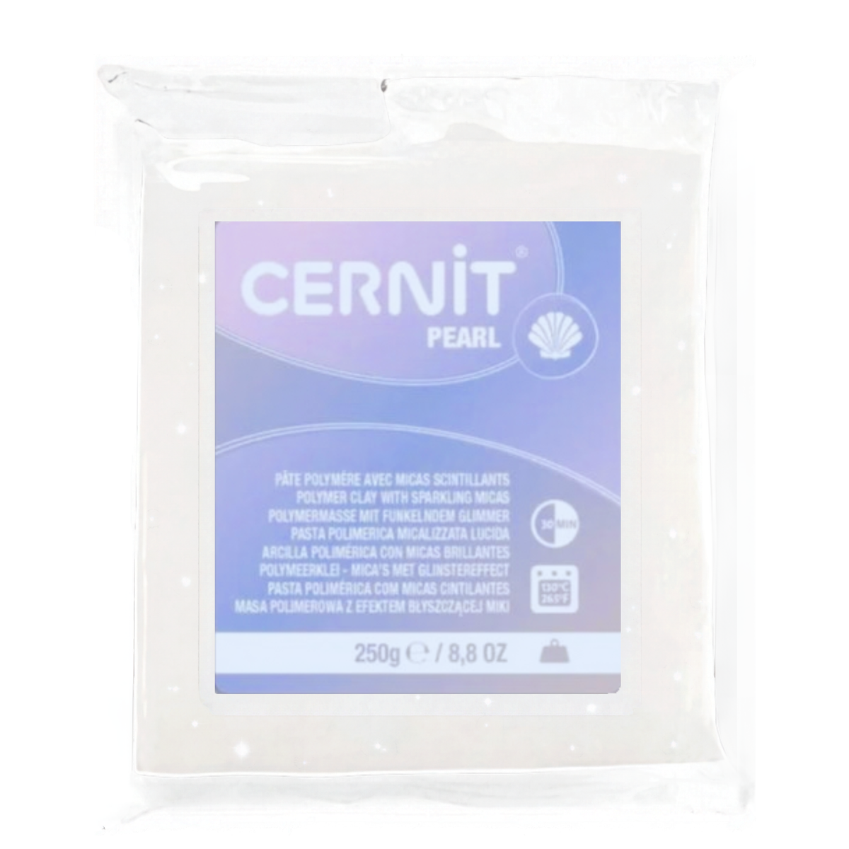 Cernit Pearl -  White (250g)