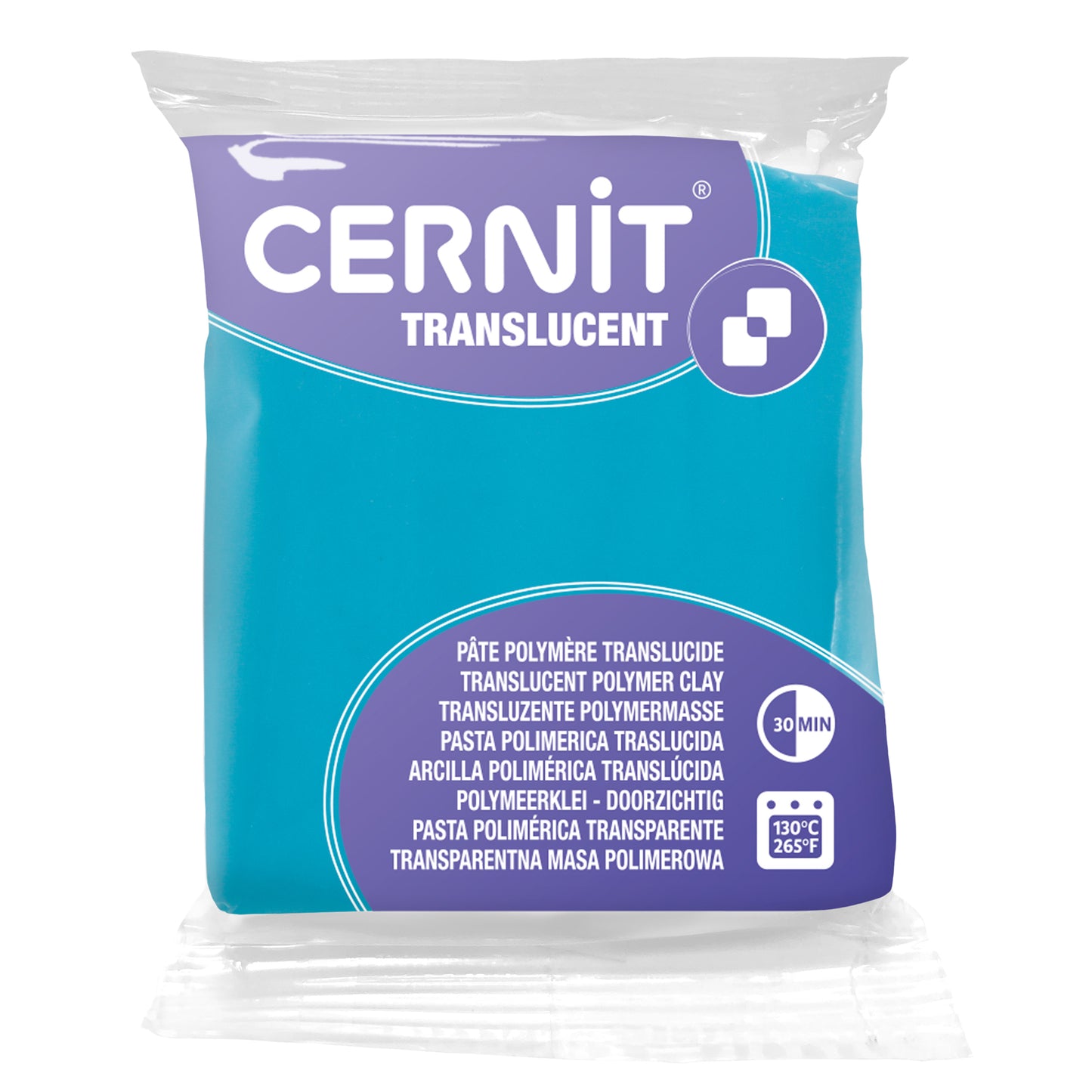 Cernit Translucent - Turquoise Blue (56g)