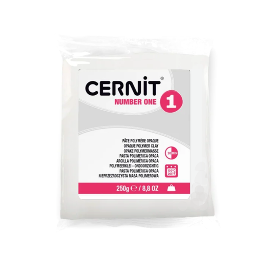 Cernit Number One - White Opaque (250g)