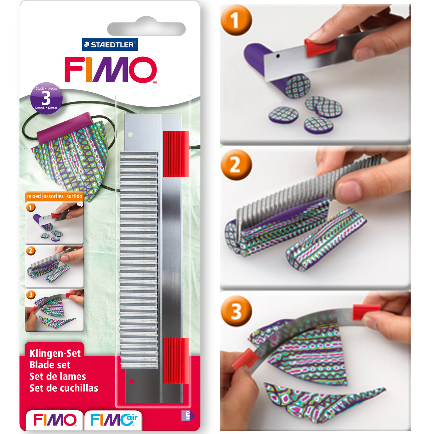 FIMO Cutter Blades - Set of 3