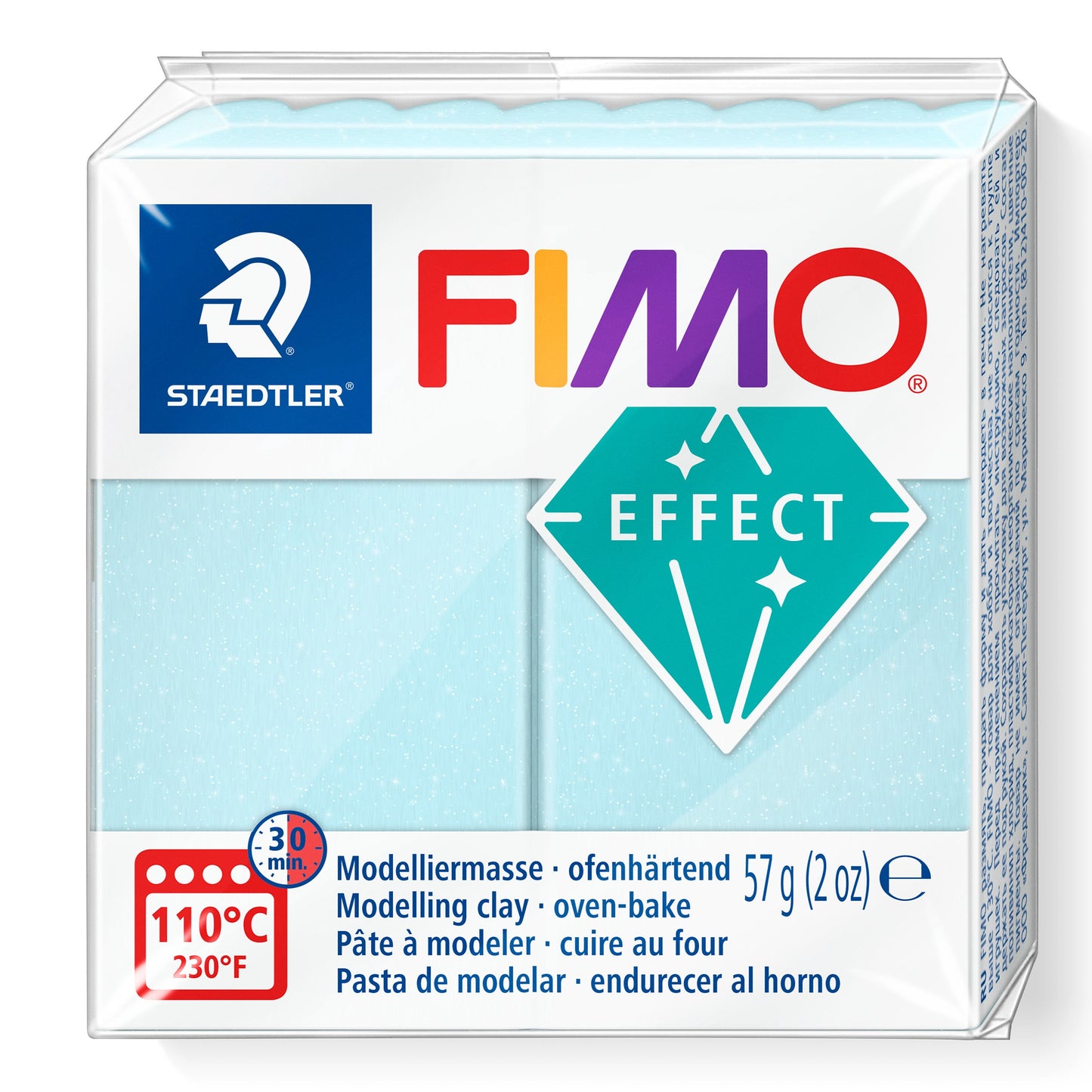 FIMO Effect - Gemstone Blue Ice Quartz 306* (57g)