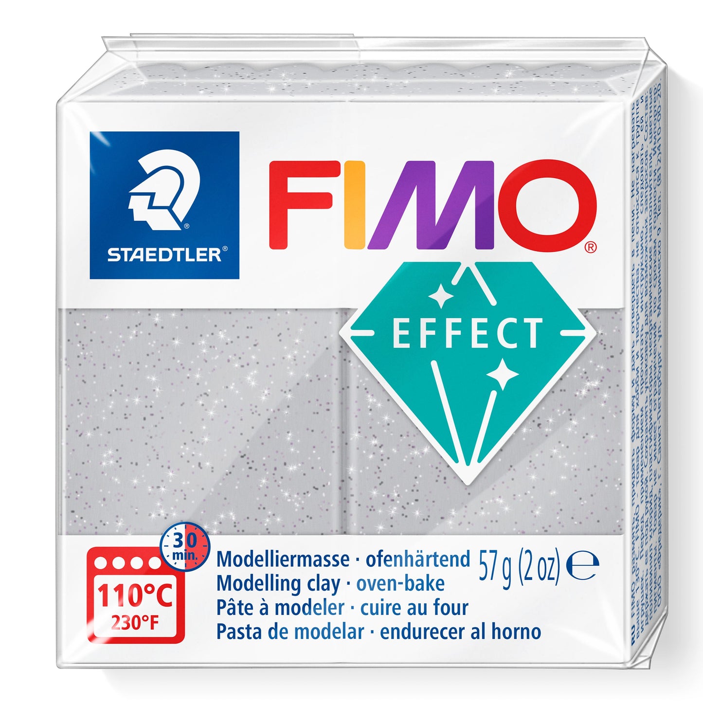 FIMO Effect - Glitter Silver 812 (57g)