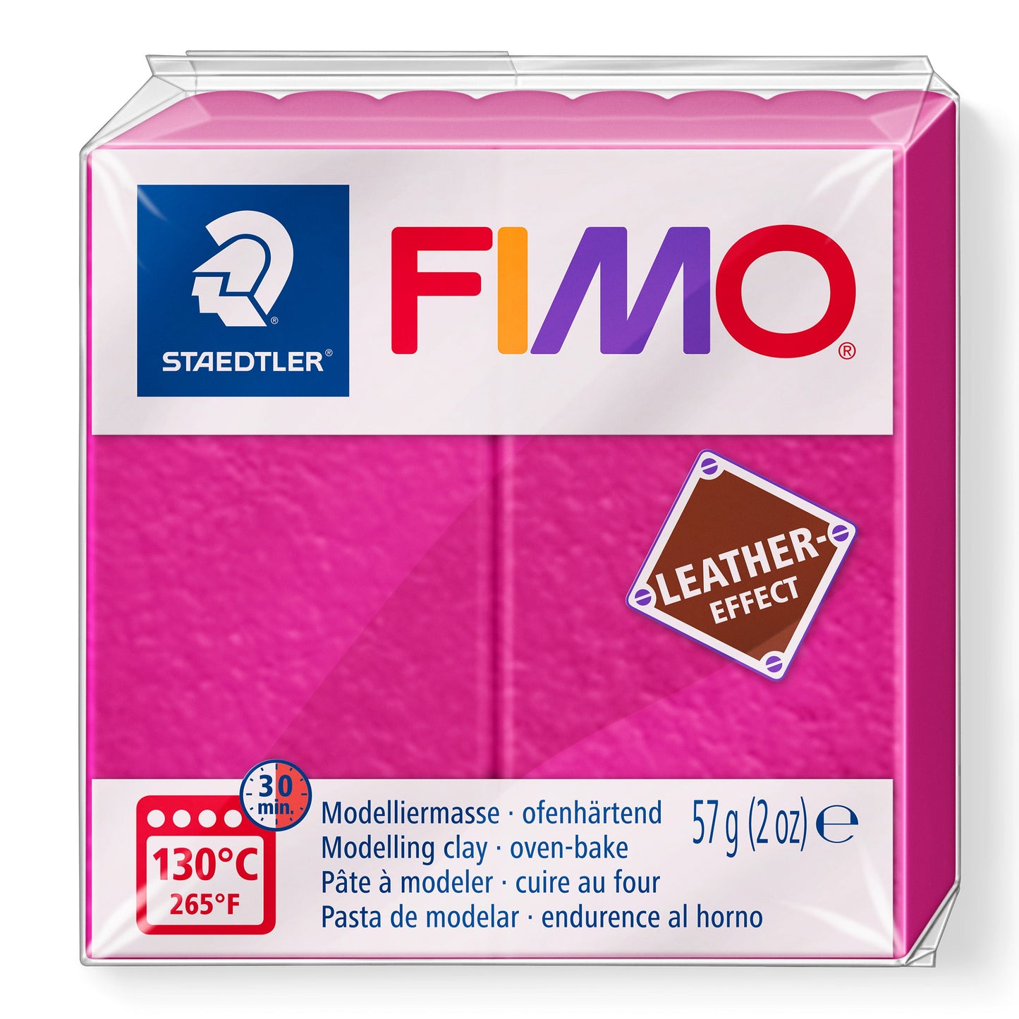 FIMO Leather Effect - Berry (57g)