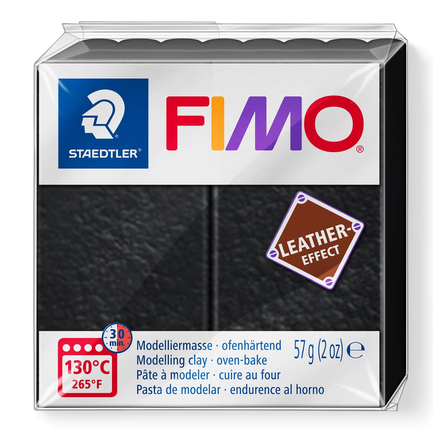 FIMO Leather Effect - Black (57g)