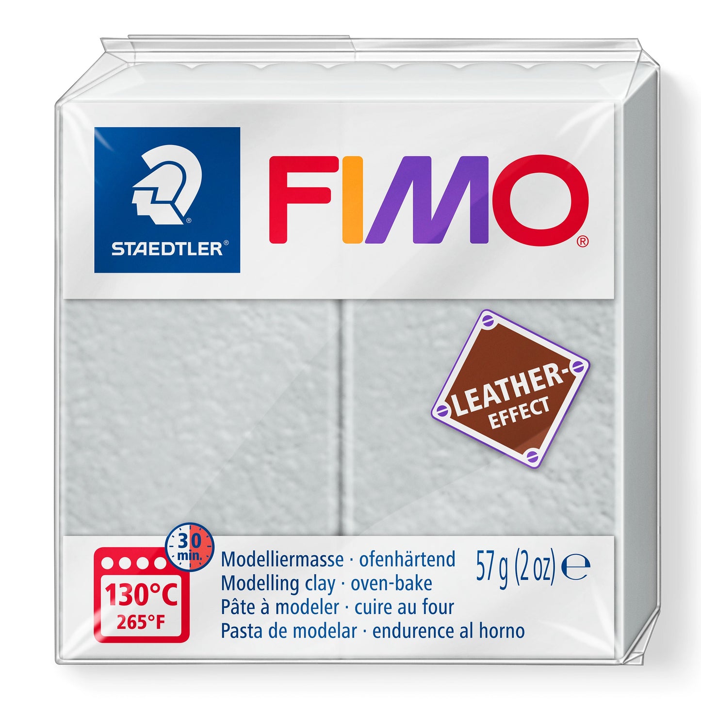 FIMO Leather Effect - Dove Grey (57g)