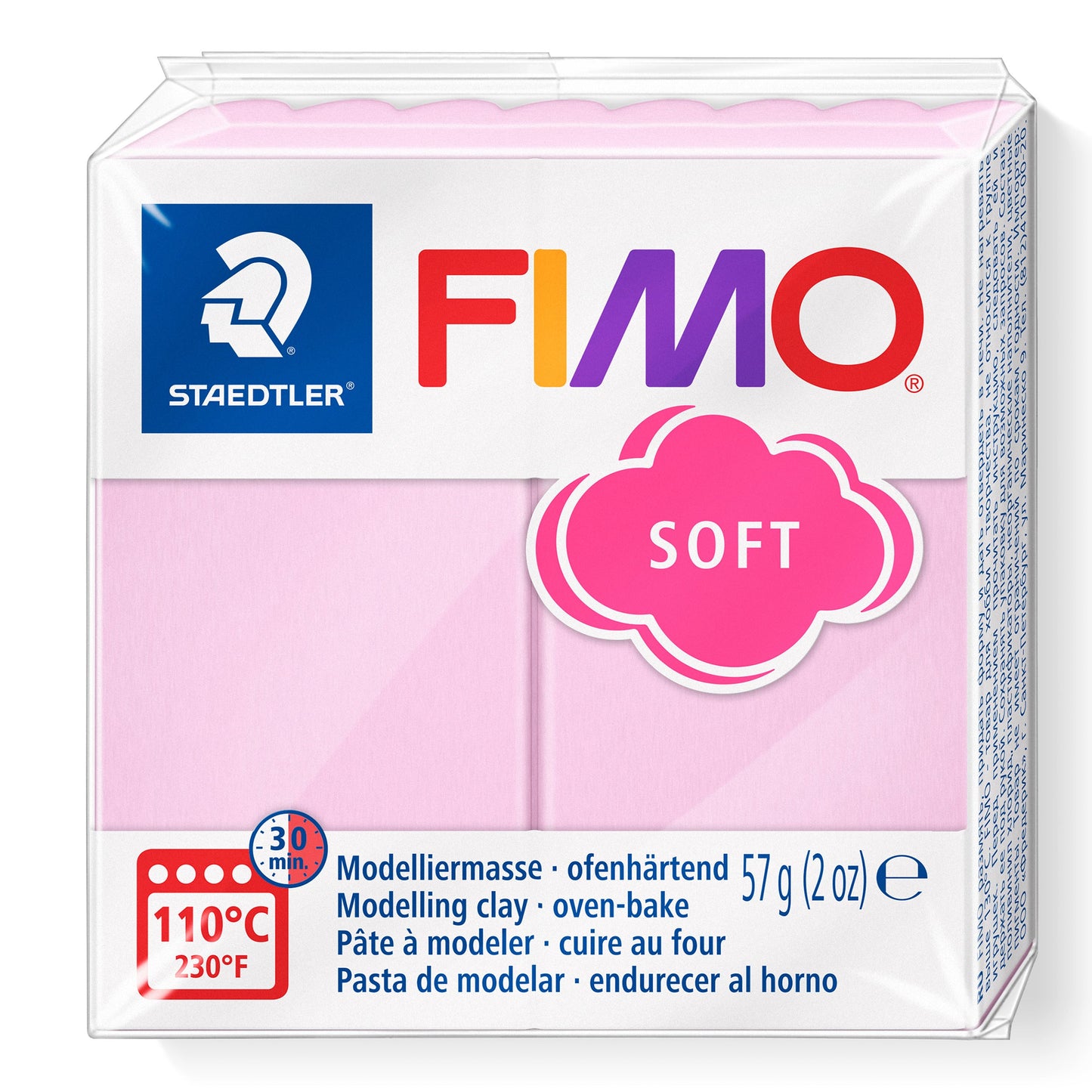 FIMO Soft - Pastel Rose 205 (57g)