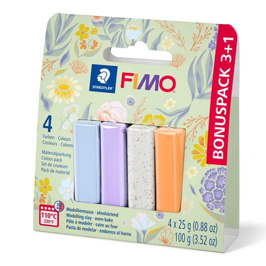 FIMO Soft - Pastel Colours Set of 4 (Bloomy)