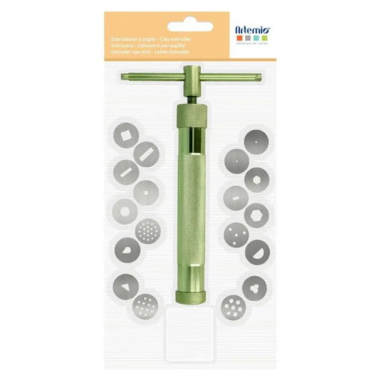 Polymer Clay Extruder with 20 Discs