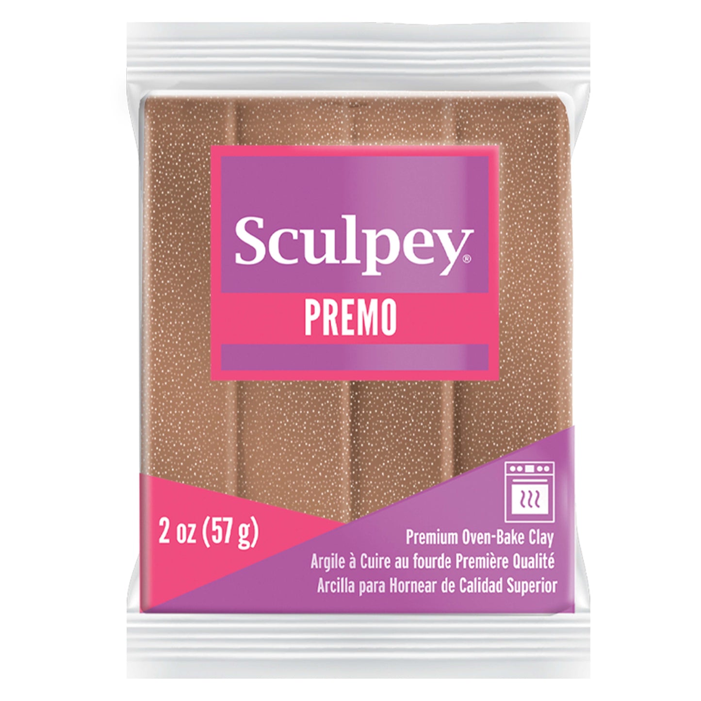 Sculpey Premo Accent - Glitter Rose Gold (57g)