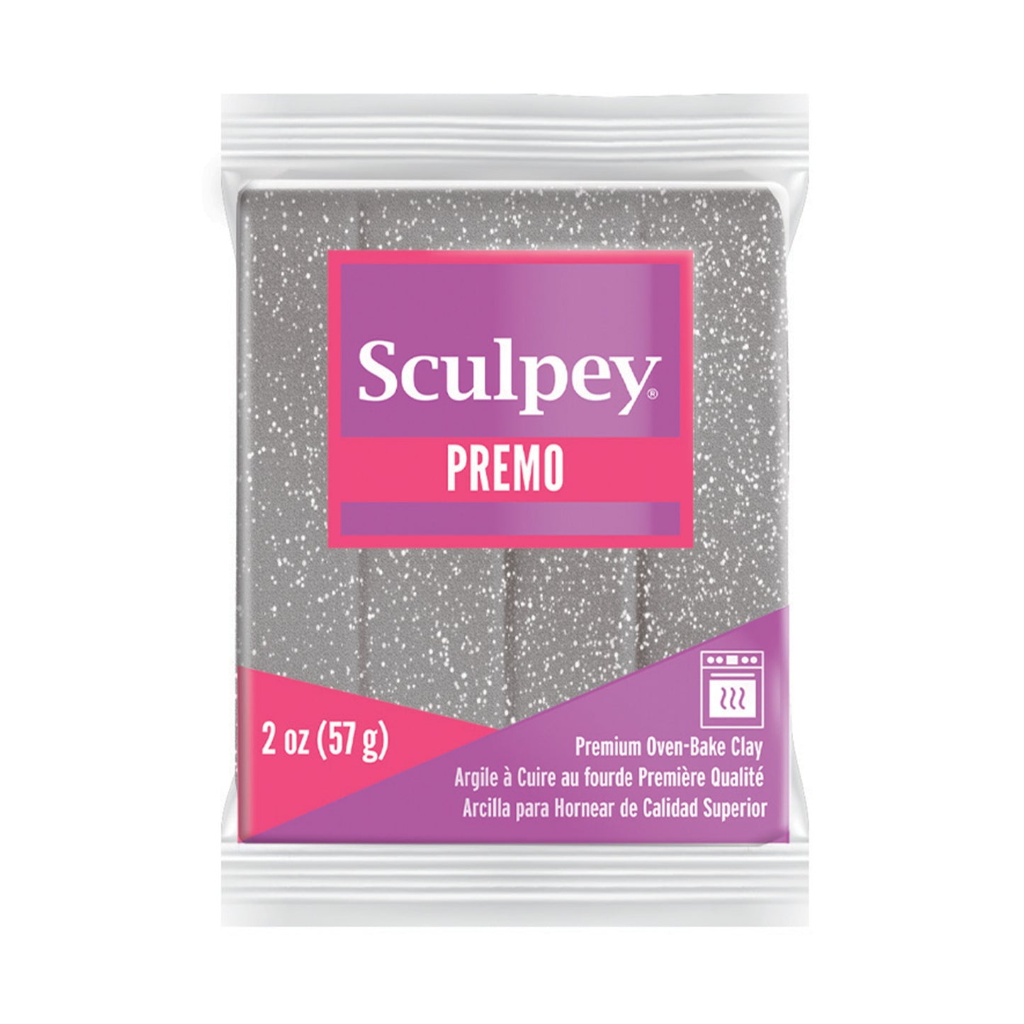 Sculpey Premo Accent - Glitter White Gold (57g)