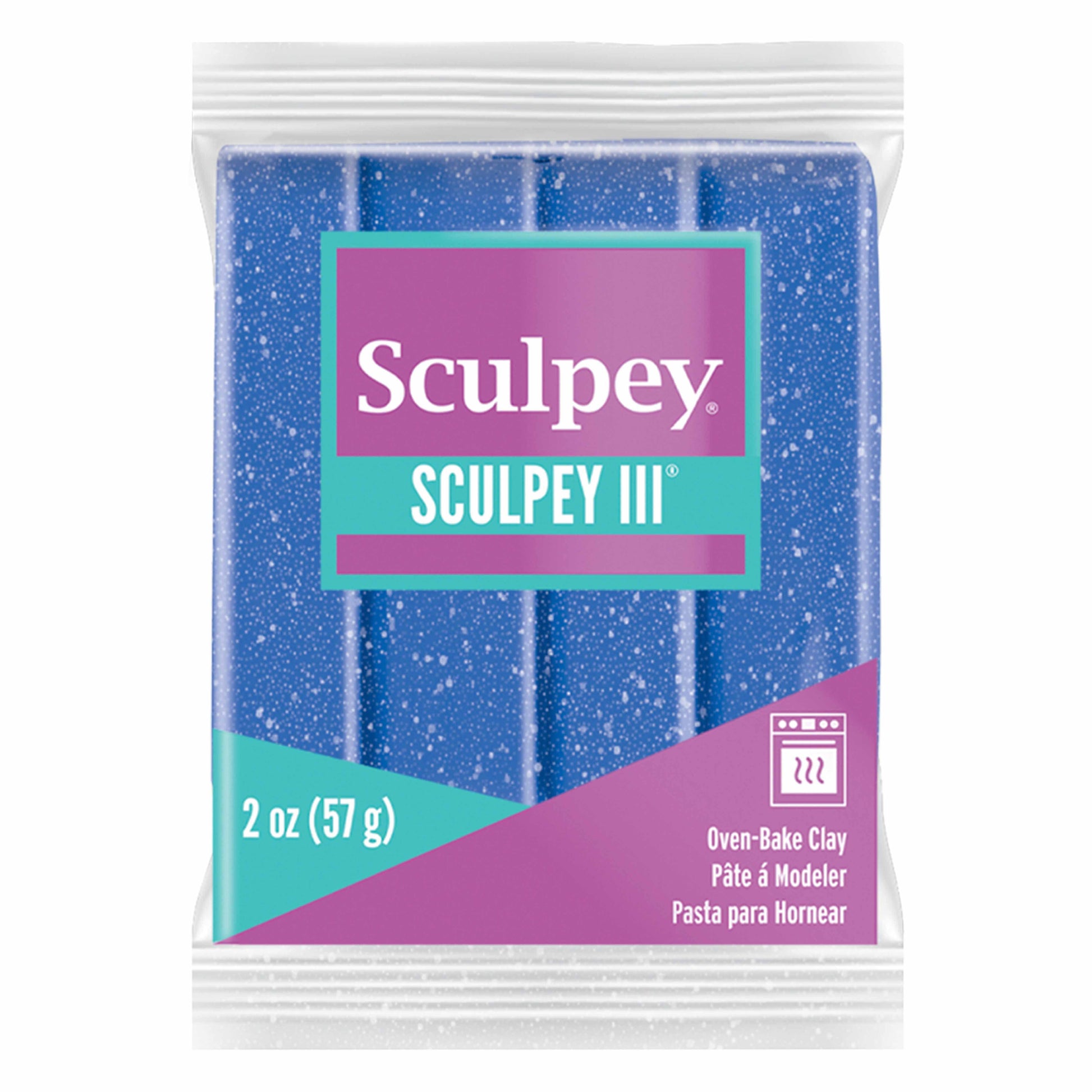 Sculpey III - Glitter Blue (57g)