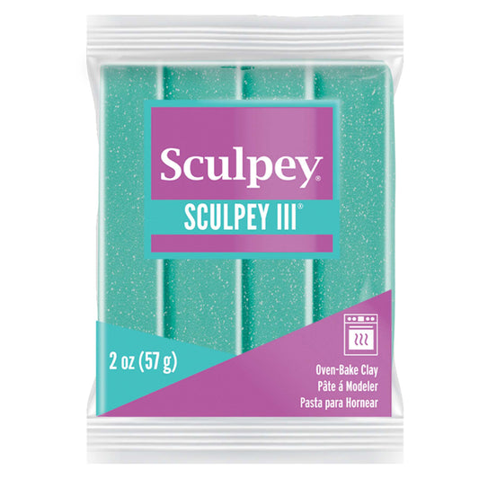 Sculpey III - Glitter Turquoise (57g)