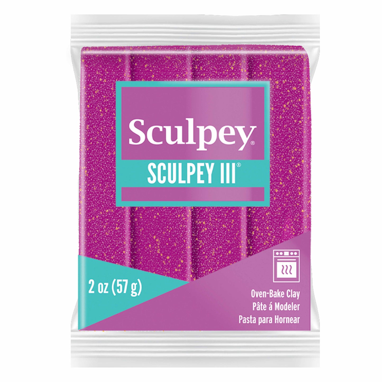 Sculpey III - Glitter Violet (57g)