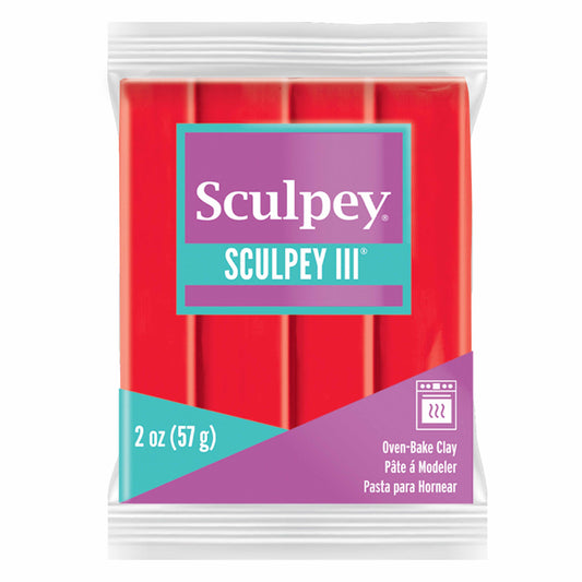 Sculpey III - Red Hot Red (57g)