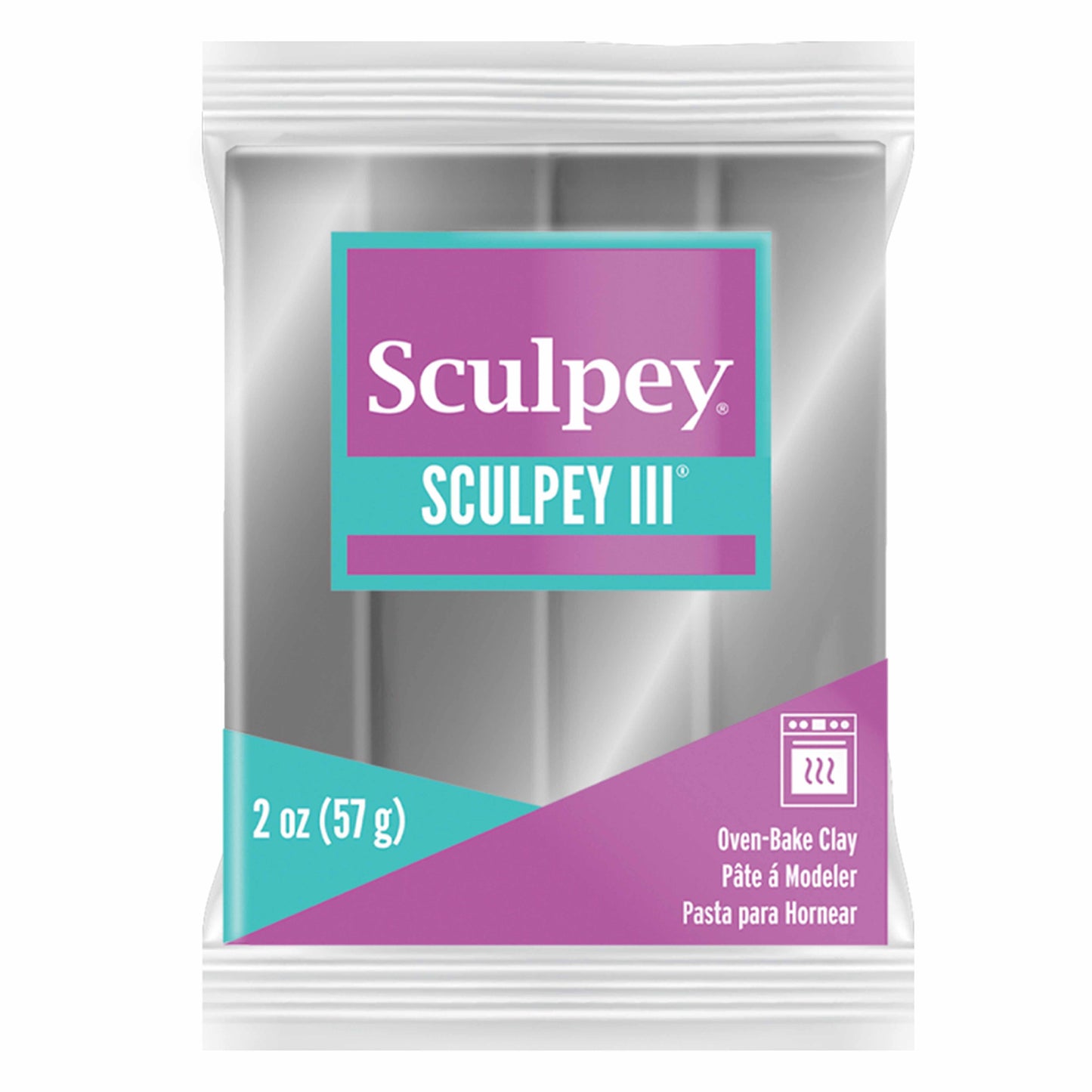 Sculpey III - Silver (57g)