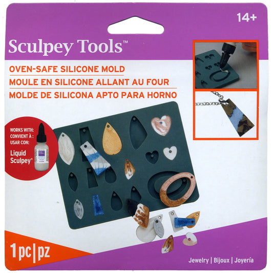 Sculpey Bakeable Silicone Mould - Jewellery