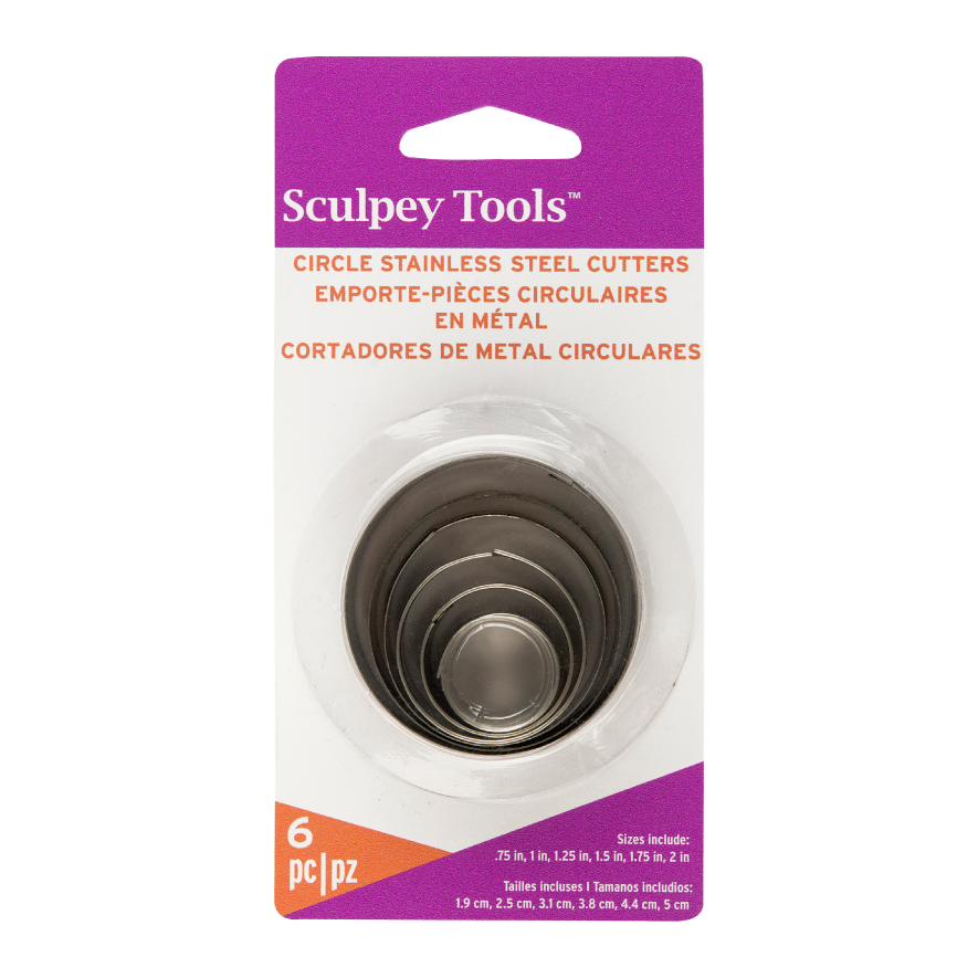 Sculpey Cutter Set - Circle (6 Cutters)