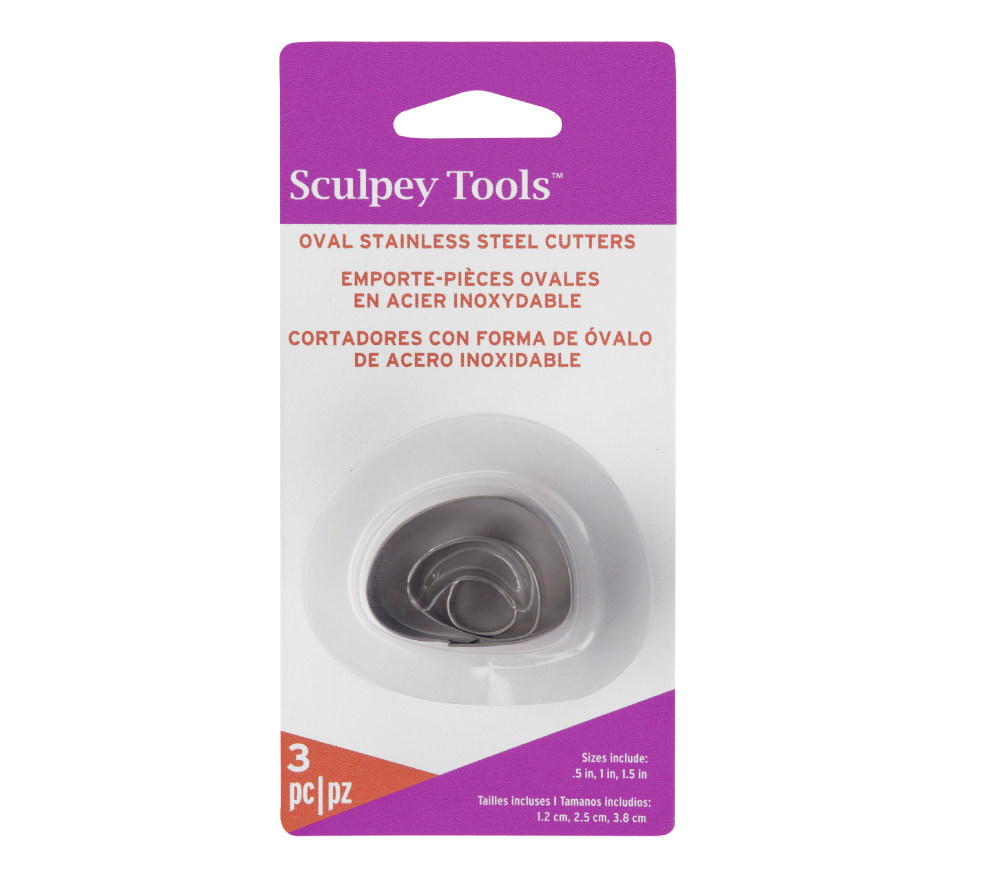 Sculpey Cutter Set - Irregular Oval (3 Cutters)