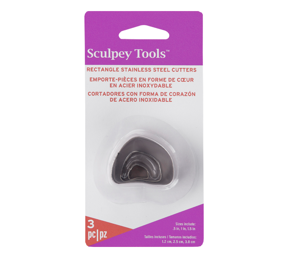 Sculpey Cutter Set - Irregular Rectangle (3 Cutters)