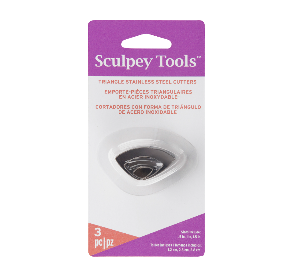 Sculpey Cutter Set - Irregular Triangle  (3 Cutters)