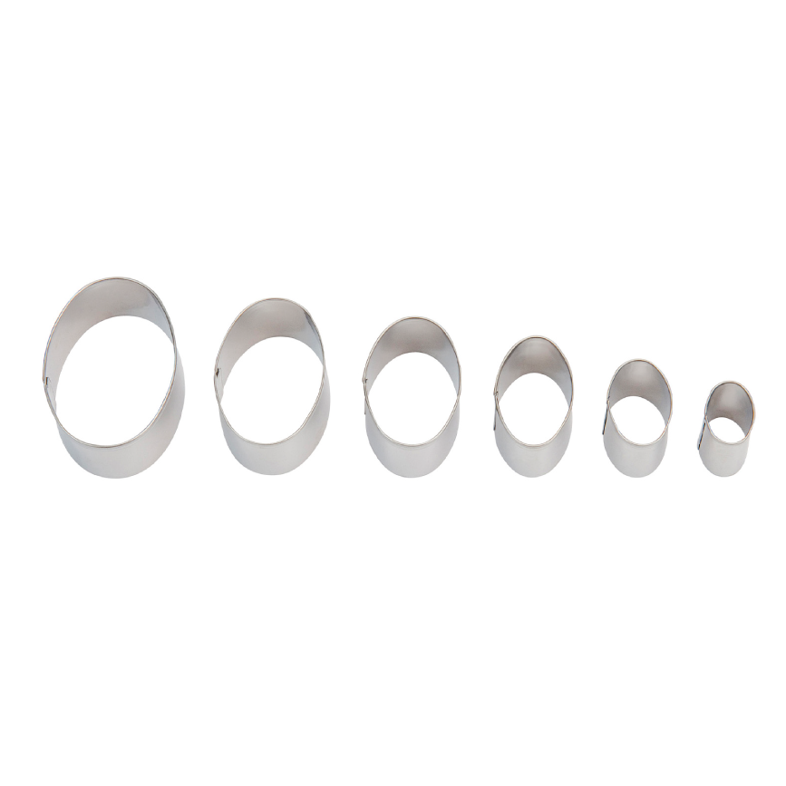 Sculpey Cutter Set - Oval  (6 Cutters)