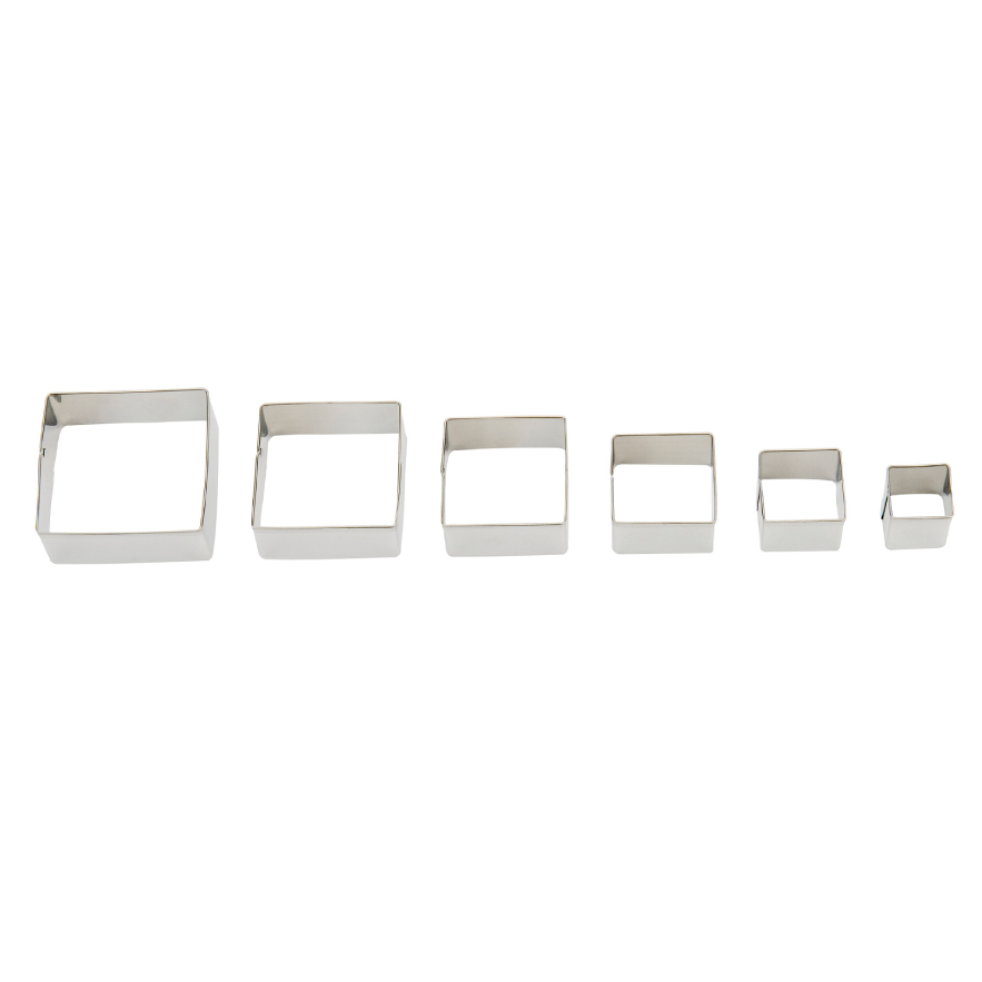 Sculpey Cutter Set - Square  (6 Cutters)