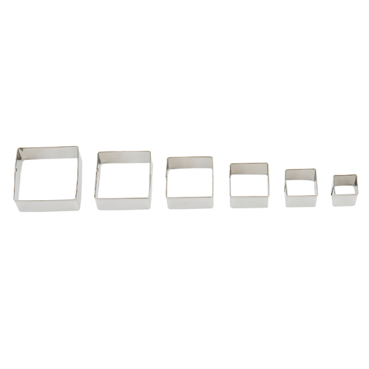 Sculpey Cutter Set - Square  (6 Cutters)