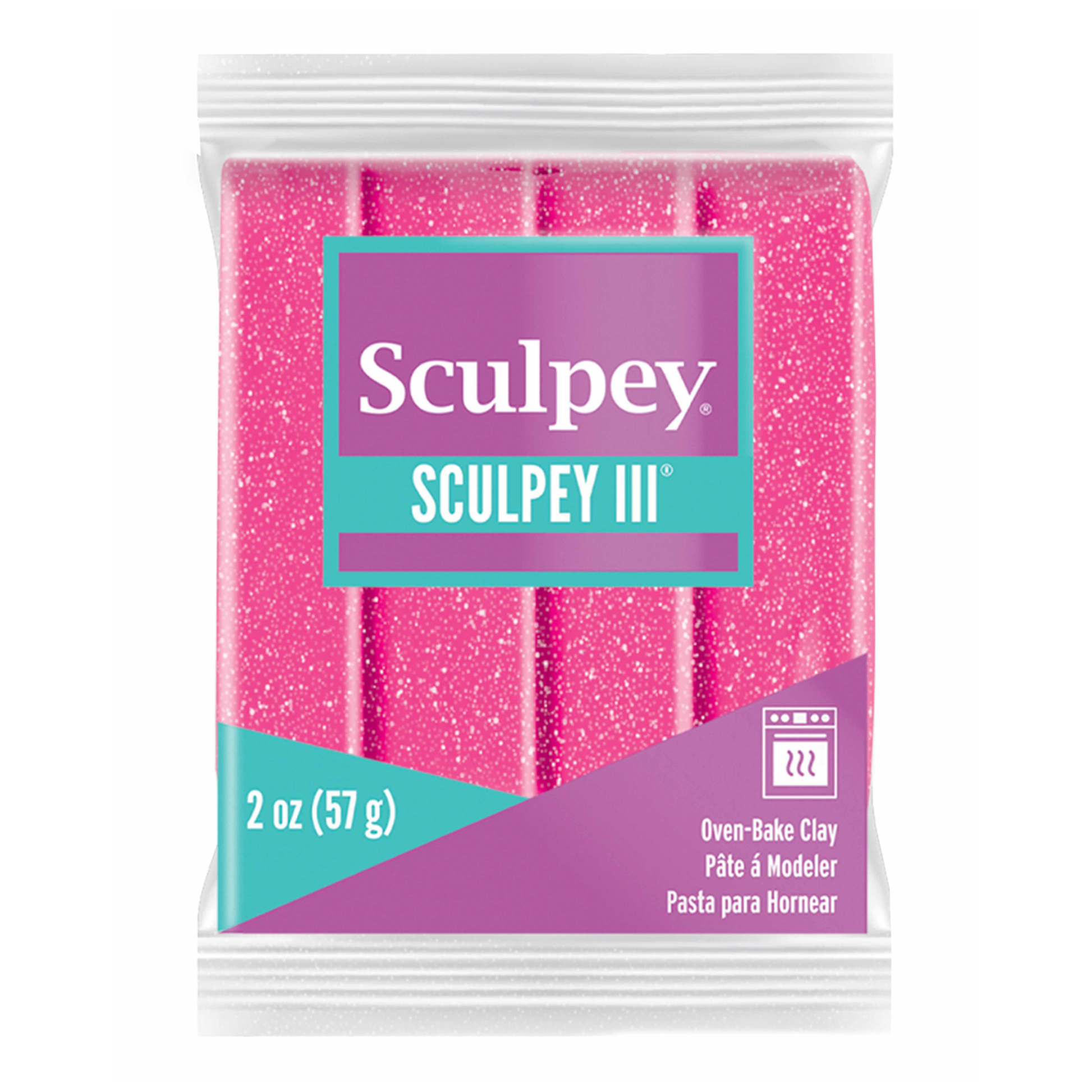Sculpey III - Glitter Pink (57g)