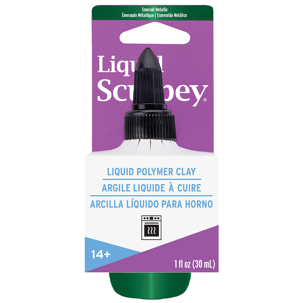 Sculpey Liquid - Metallic Emerald 30ml (1oz)