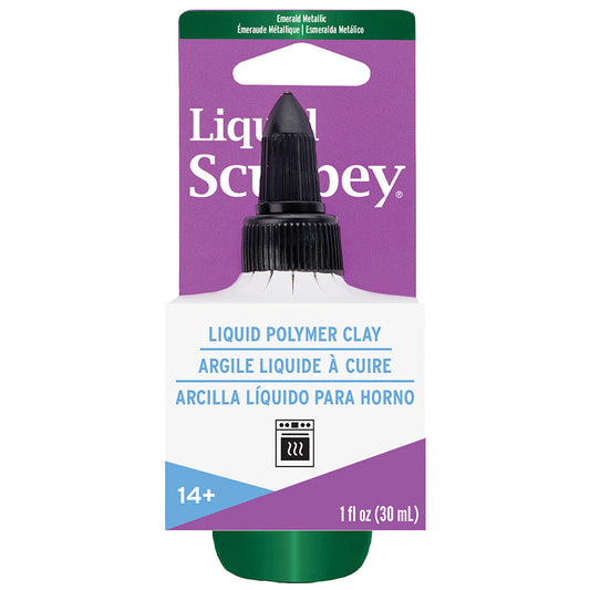 Sculpey Liquid - Metallic Emerald 30ml (1oz)