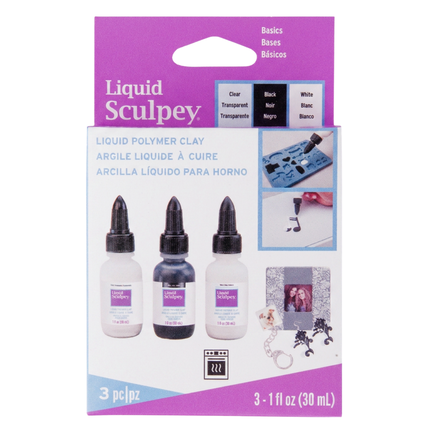 Sculpey Liquid Multi Pack - Basic (3 x 30ml)
