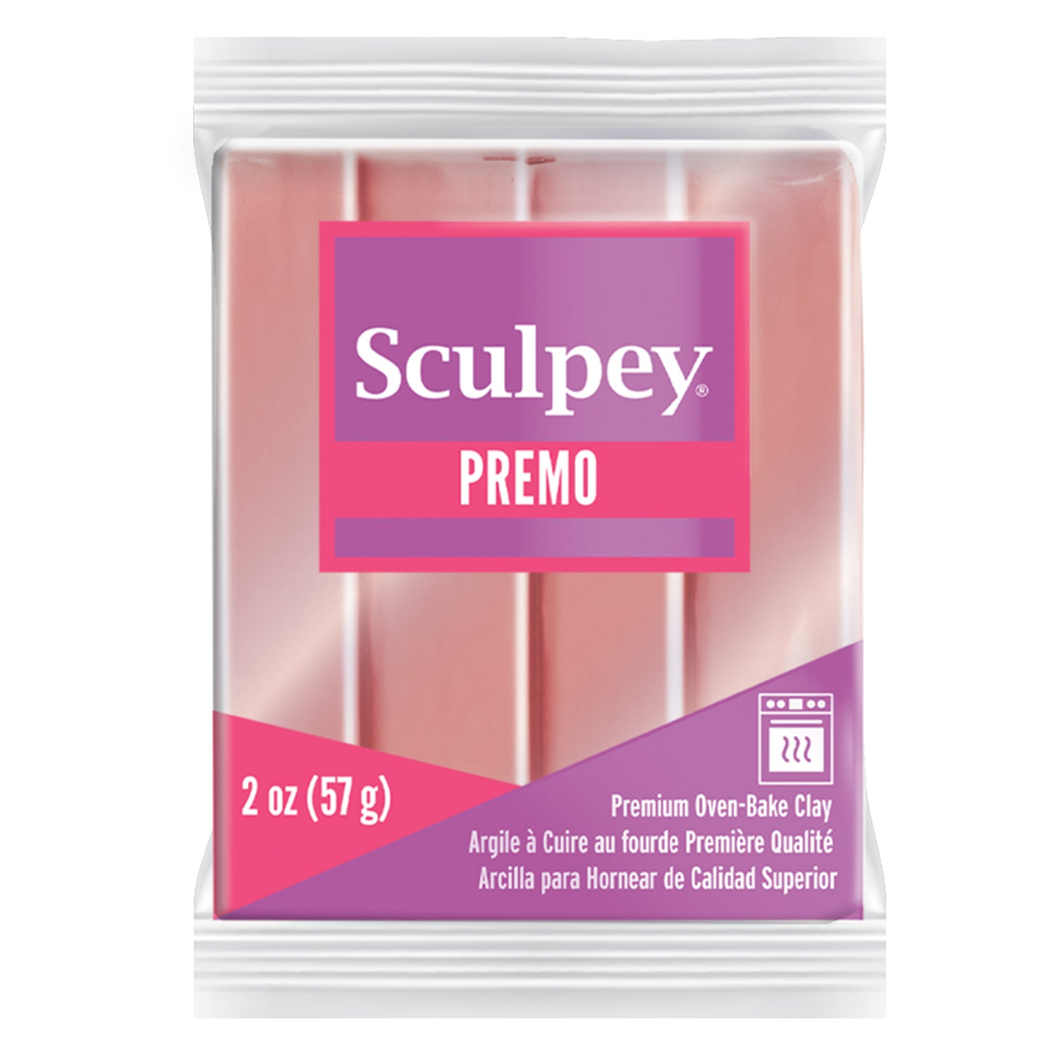 *Limited Edition* Sculpey Premo - Metallic Rose Gold (57g)