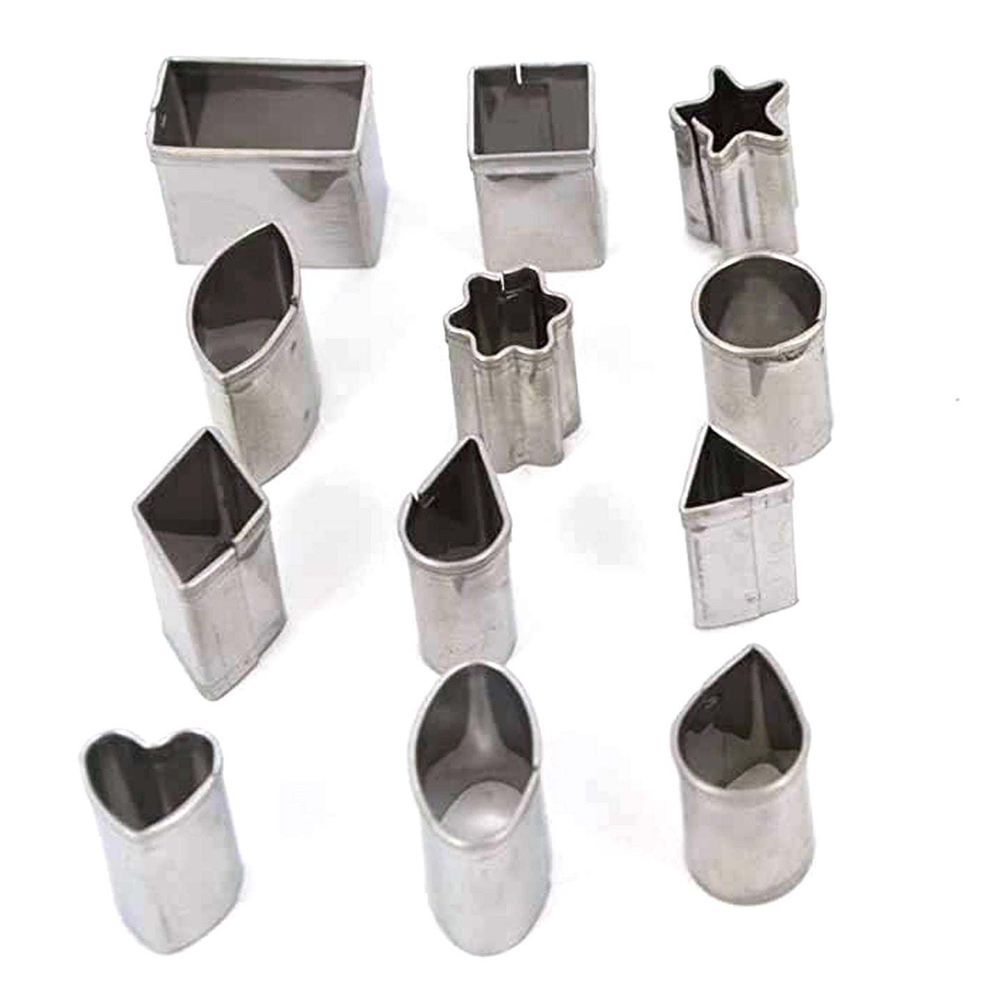 Sculpey Mini Metal Cutters - Basic Shapes (12)