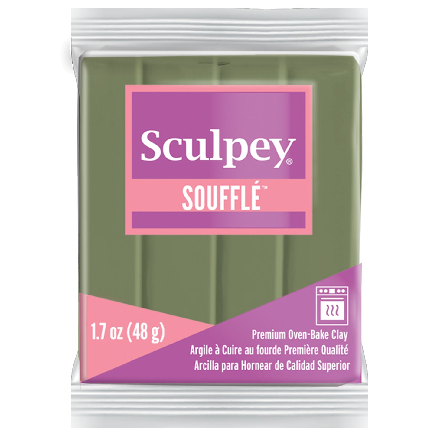*Limited Edition* Sculpey Souffle - Khaki Green (48g)