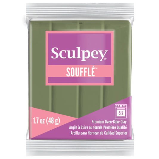 *Limited Edition* Sculpey Souffle - Khaki Green (48g)