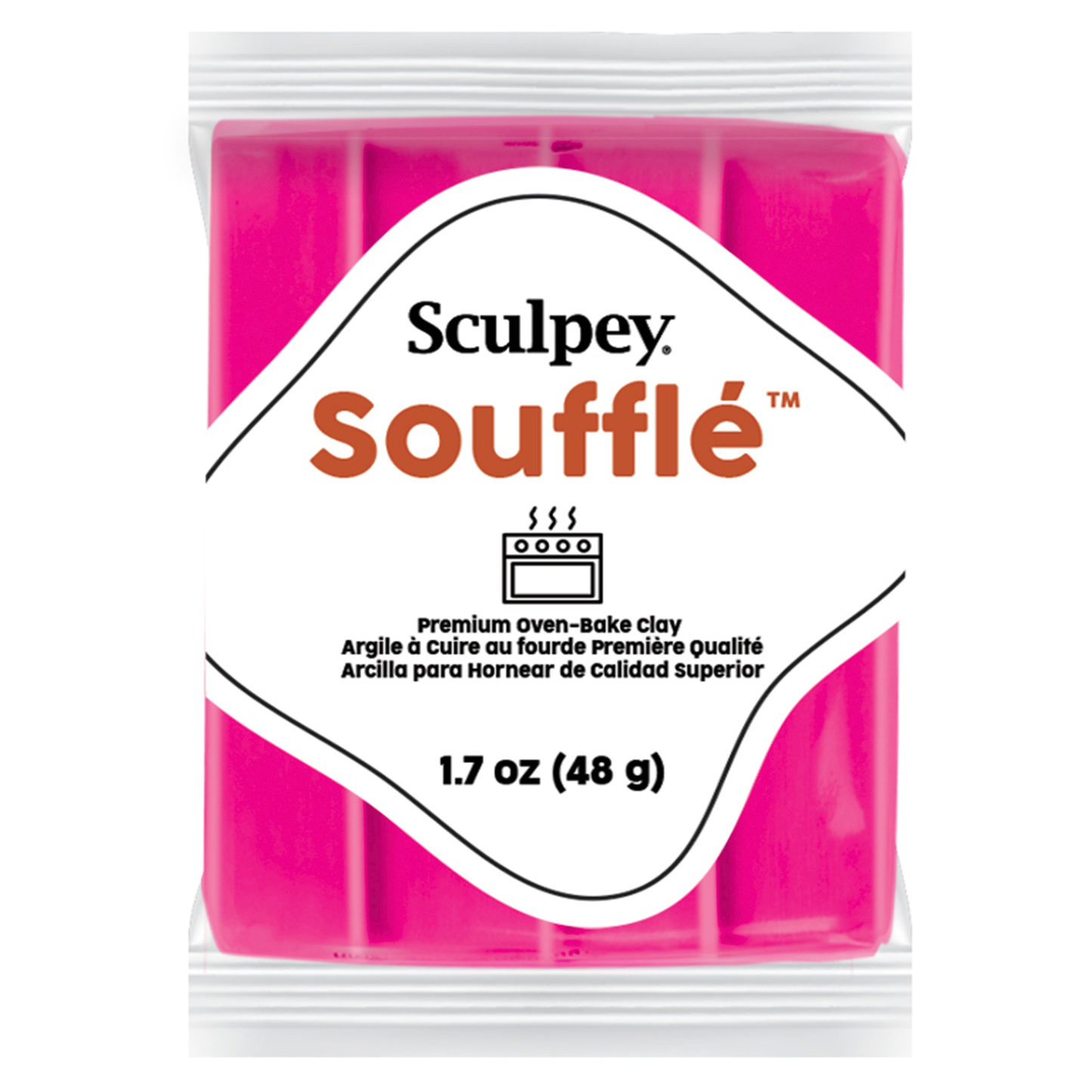 *New* Sculpey Souffle -  Magenta (48g)