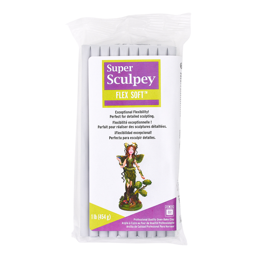 New! Super Sculpey Flex Soft (454g)