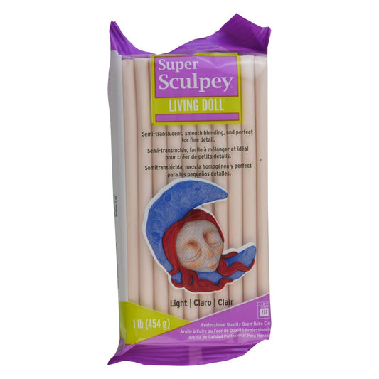 Super Sculpey Living Doll - Light (454g)