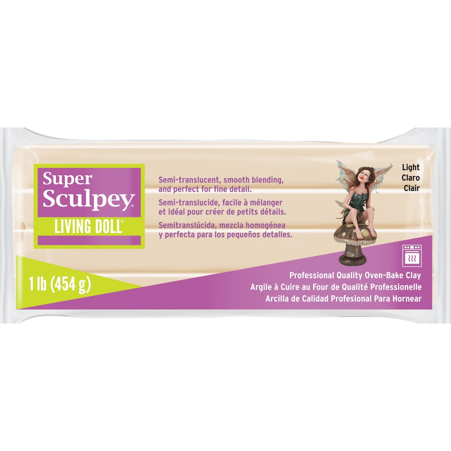 Super Sculpey Living Doll - Light (454g)